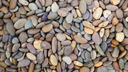 pebbles stone background, smooth stone texture