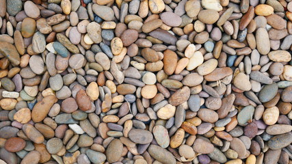 pebbles stone background, smooth stone texture