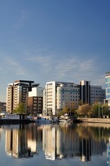 Modern apartment buildings in Stockholm - Sweden