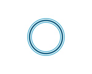 Abstract circle logo template