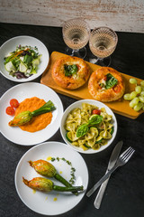 ズッキーニ    Healthy dishes of healthy vegetables zucchini