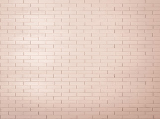 Brick wall tile texture background painted in antique red brown