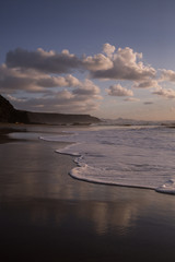 evening mood at the beach 