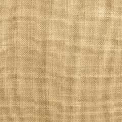 Fototapeta na wymiar Jute fabric sackcloth burlap texture background yellow cream brown color