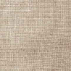 Fototapeta na wymiar Hessian sackcloth woven texture pattern background in light sepia tan brown color tone