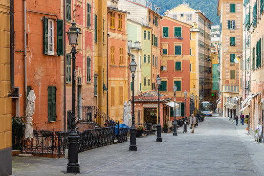 the village of Camogli on the peninsula of Portofino