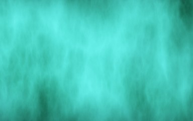 Background of abstract green color smoke. The wall of green fog. 3D illustration