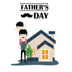 Happy Father's Day Celebration Vector Template Design Illustration