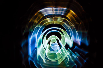 Sound waves in the dark in full color