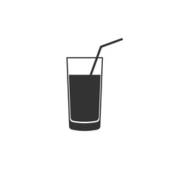Soft drink icon isolated. Flat design. Vector Illustration