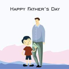 Happy Father's Day Celebration Vector Template Design Illustration