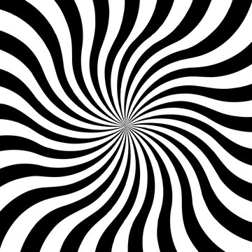 Optical illusion. Abstract lines background. Geometric Black and White. Line pattern. Eps10 vector.