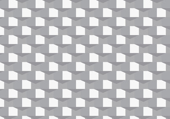 geometric vector pattern, repeating square shape with abstract shadow triangle. graphic clean for fabric, wallpaper, printing, patter is on swatches panel