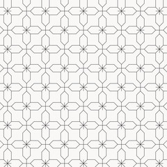 Naklejka premium geometric vector pattern for fictitious embroidery designs, repeating with linear abstract flower. graphic clean for fabric, wallpaper, printing. pattern is on swatches pattern