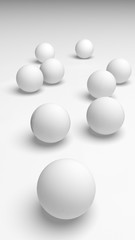 White abstract background. Lowpoly backdrop. Crumpled paper. 3D illustration