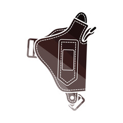 Police Holster Gun Icon