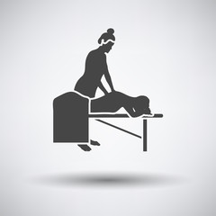 Woman massage icon