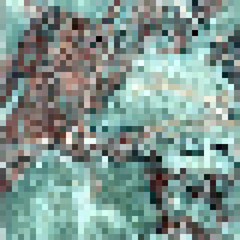   Figure in pixel style. Abstract mosaic for decoration and background. Background of squares  