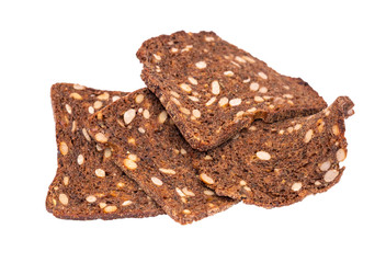 Crackers with garlic and cereals