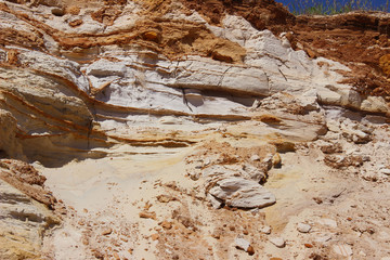 Beautiful Nature Background. Nature Textures. Colorful Sand Background, Close Up.