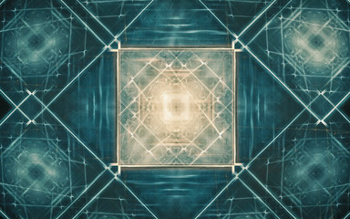 digital generated image in the form of abstract geometric shapes of various shades and colors for use in web design and computer graphics