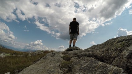 Obraz premium Guardando il cielo