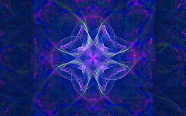 digital image generated on a computer consisting of beautiful abstract geometric shapes, lines of different colors for a background image or web design
