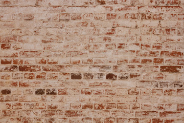 The texture of the wall of the brickwork. construction. architecture.