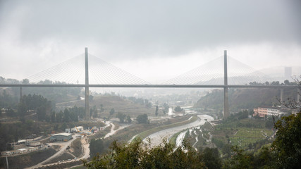 cable-stayed bridge in Constantine, Algeria