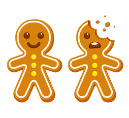 Gingerbread man cookie