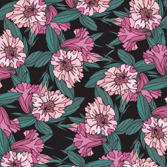 Foto op Plexiglas anti-reflex floral pattern © eylul_design