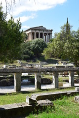 Fototapeta na wymiar świątynia Hefajstosa, agora, Ateny, Grecja