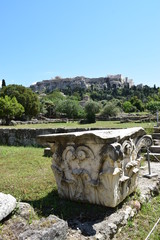 Agora w Atenach, Grecja , ruiny starozytne