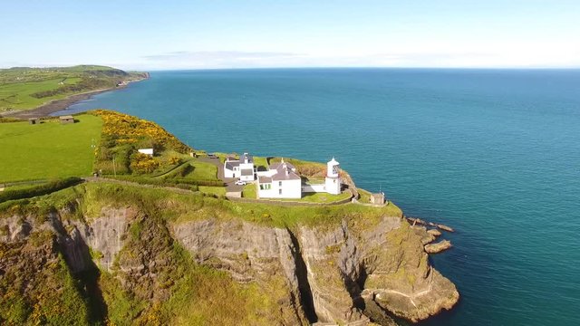 Blackhead Lighthouse Belfast Lough Landscape Co Antrim Northern Ireland
