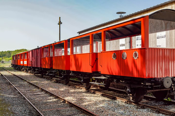 Fototapeta premium wagon rouge