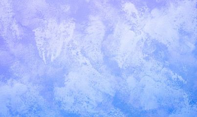 Abstract art painting in blue gradient color for texture background