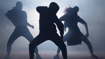 Young people practicing dance before the show. Rehearsal. making progress in dance. Dancing together - Powered by Adobe