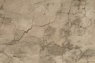 white wall with cracks