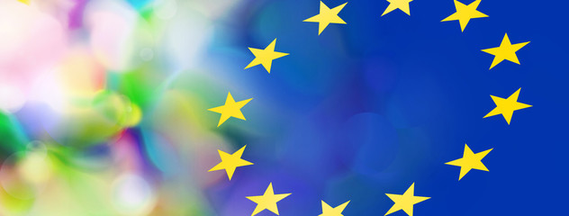 europa bunt vielfalt abstrakt lichter