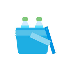 portable refrigerator with bottles