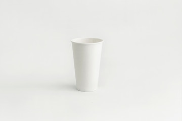 Big White Paper Cup for Tea or Coffee