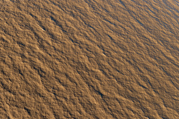 aerial image showing sunlight reflecting on the Rio de la Plata near Buenos Aires, serving as a perfect background image.