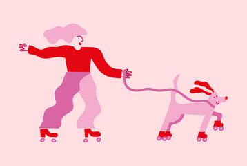 walk a dog