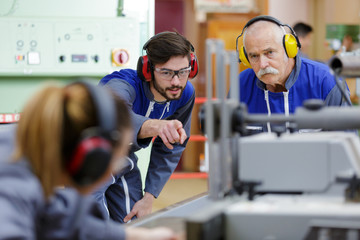 young apprentice in industry sector