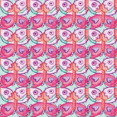 BUTTERFLIES SEAMLESS REPEAT PATTERN TILE