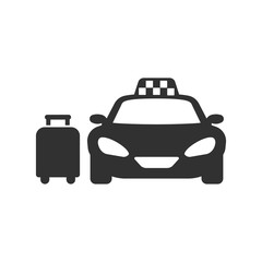 car taxi and luggage