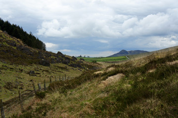 Landscapes of Ireland. Cooley Peninsula. Before the rain.