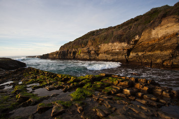 sunset in montana de oro california