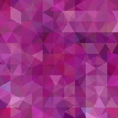 Triangle vector background. Can be used in cover design, book design, website background. Vector illustration. Pink, purple colros.