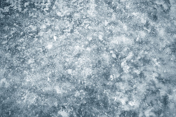 Blue ice for background. Ice texture. Winter